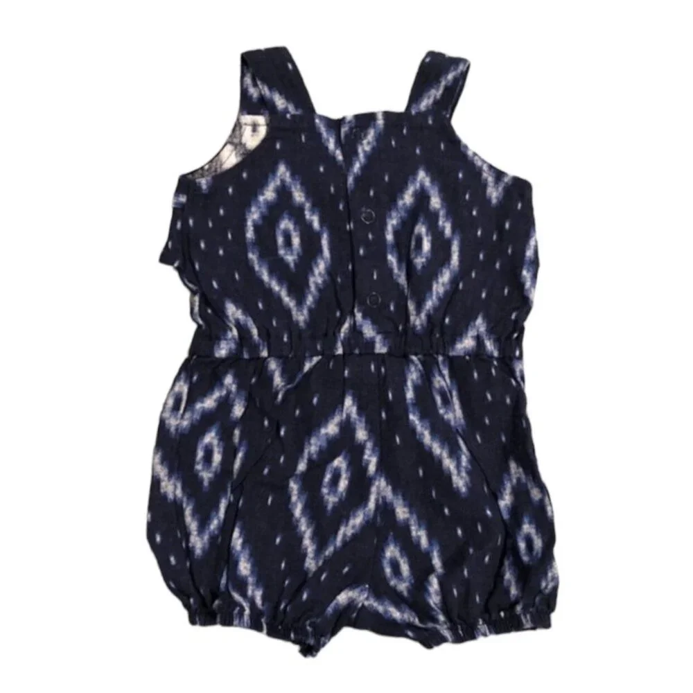 Carter's 6m Navy Tie Dye Romper